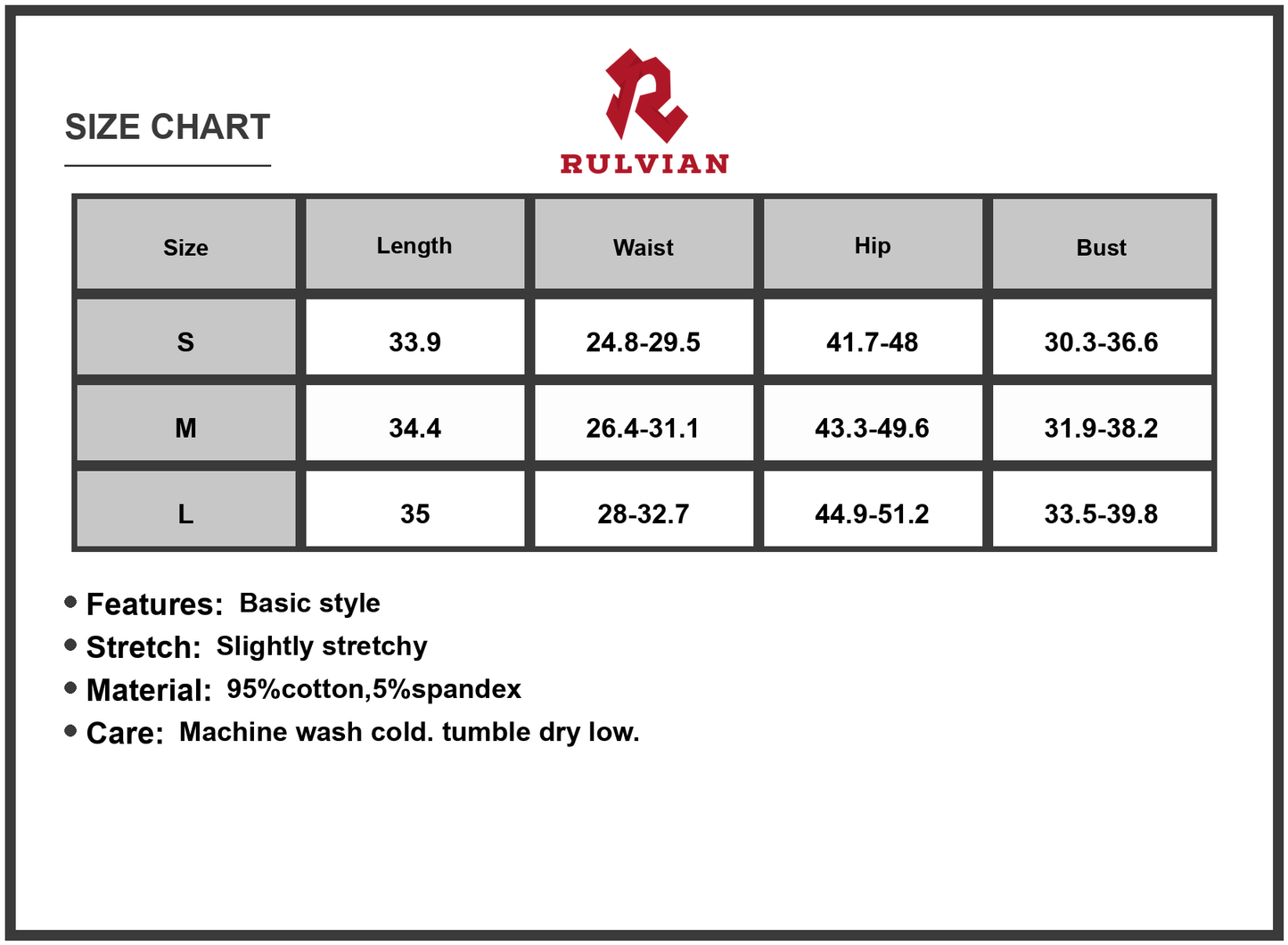 Size Chart - Women's Halter Neck Mini Dress with Slight Stretch and Flattering Fit Made of 95% Cotton and 5% Spandex everyday style
