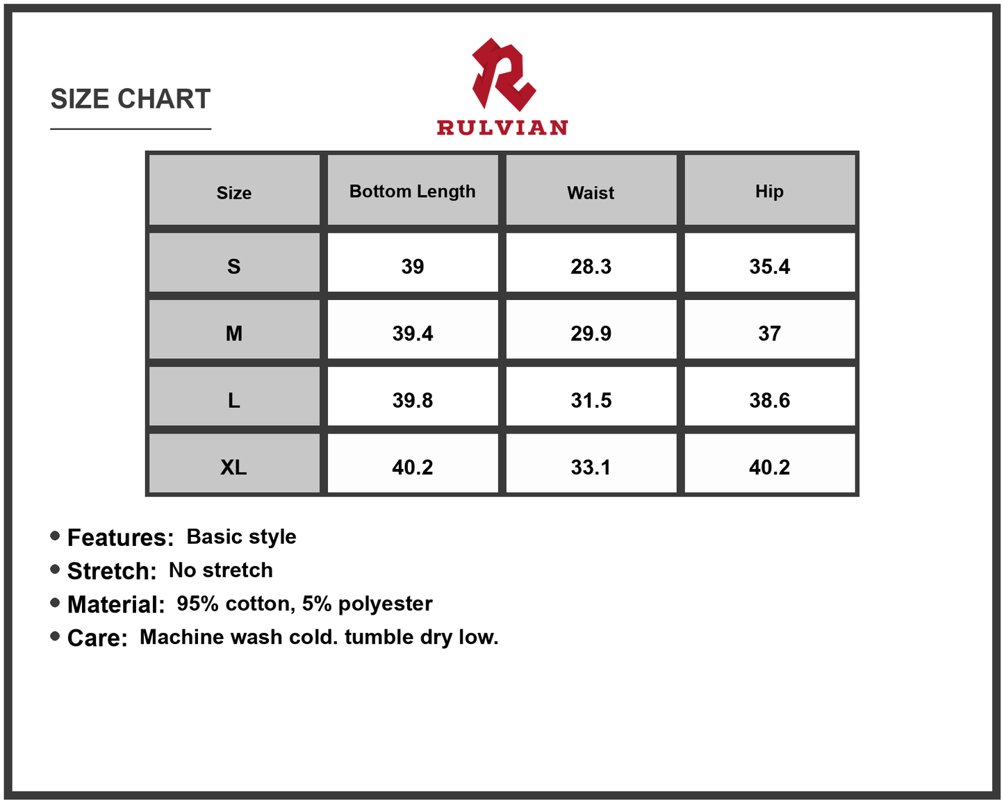 Size Chart - Women Frayed Hem Jeans with Pockets Non Stretch Denim for Casual Everyday Wear Durable Modern Fit Versatile Apparel
