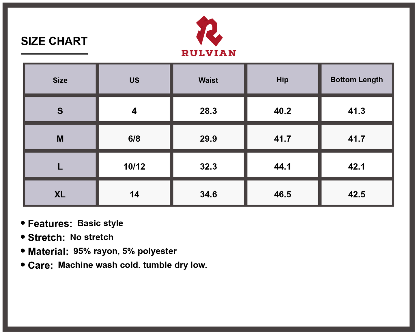 Size Chart - Women's Premium Tied Wide Leg Jeans with Pockets High Waisted Casual Loose Fit Fashionable Pants for Daily Versatile Wear