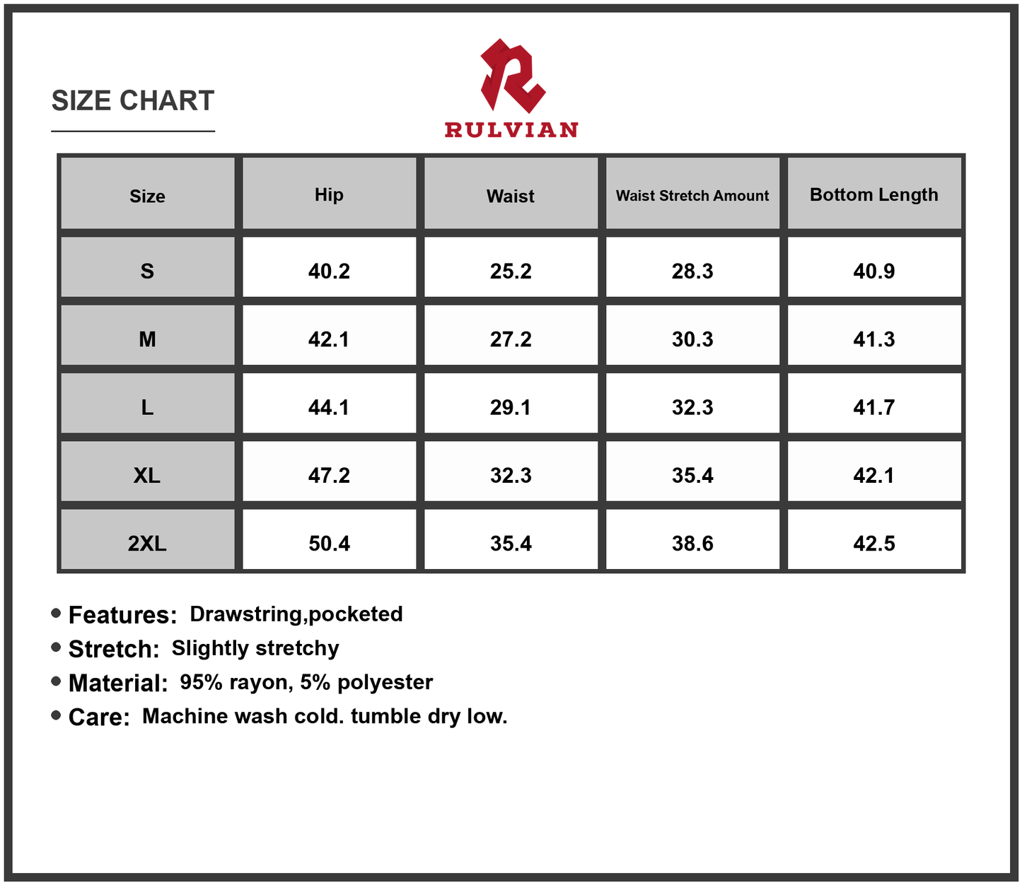 Size Chart - Women Wide Leg Cargo Jeans with Drawstring Waist and Pocketed Design Loose Fit High Waist Casual Everyday Durable Pants