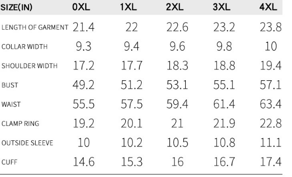 Size Chart - Loose Quick-drying Clothes Yoga Clothes Tops Sports T-shirts Fitness Clothes Short Sleeves