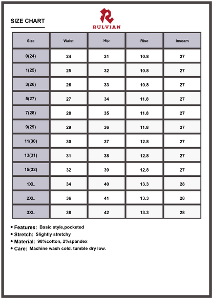 Size Chart - Women's Plus Size Tummy Control High Rise Cropped Barrel Leg Jeans Premium Denim Flattering Fit Versatile Modern Look with Pockets