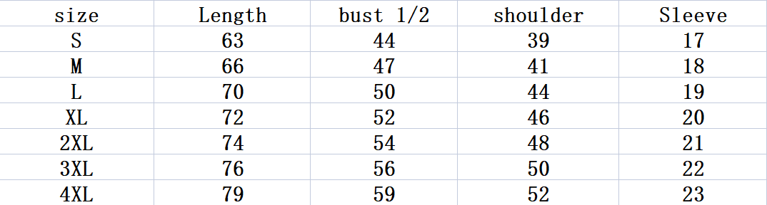 Size Chart - Men's Short Sleeve Sports Polo Shirt Lapel Solid Color T-Shirt