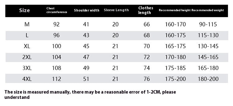 Size Chart - New Men's Clothing Short-sleeved Summer Top T-shirt Solid Color Casual Polo Collar Polo Shirt Casual Half-length Sleeve Versatile Clothes