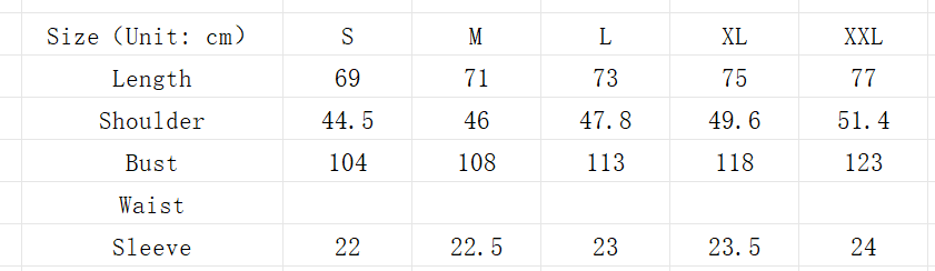 Size Chart - Striped Printed Plus Size Lapels Men's Short Sleeve