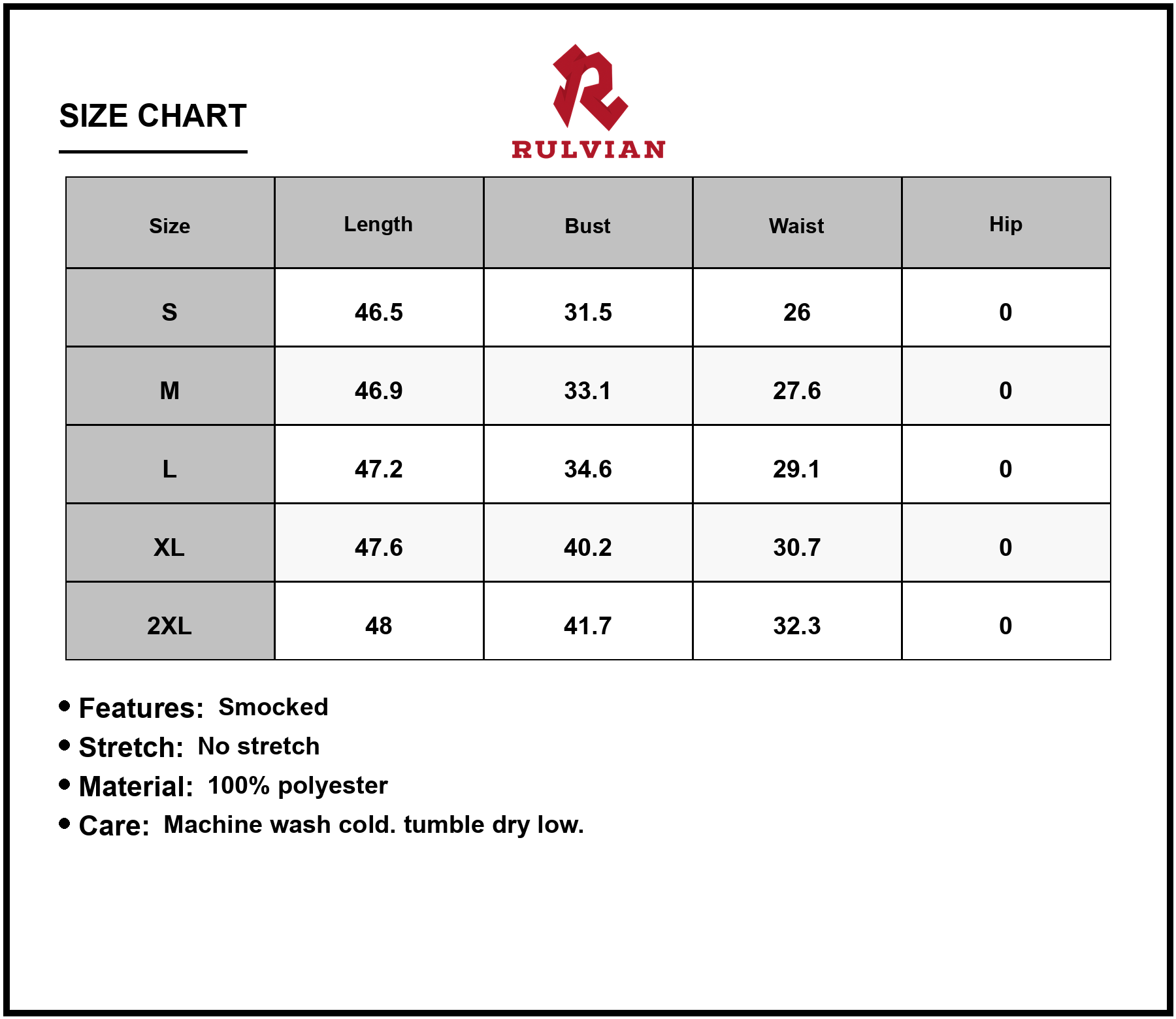 Size Chart - Men's Printed Square Neck Maxi Cami Dress for Summer Lightweight Sleeveless Party Everyday Wear 100% Polyester Casual