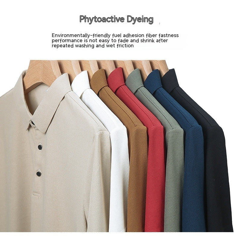 Men's Summer Solid Color Waffle Short Sleeve T Shirt 60% Cotton Blend For Casual Leisure Lightweight Casual