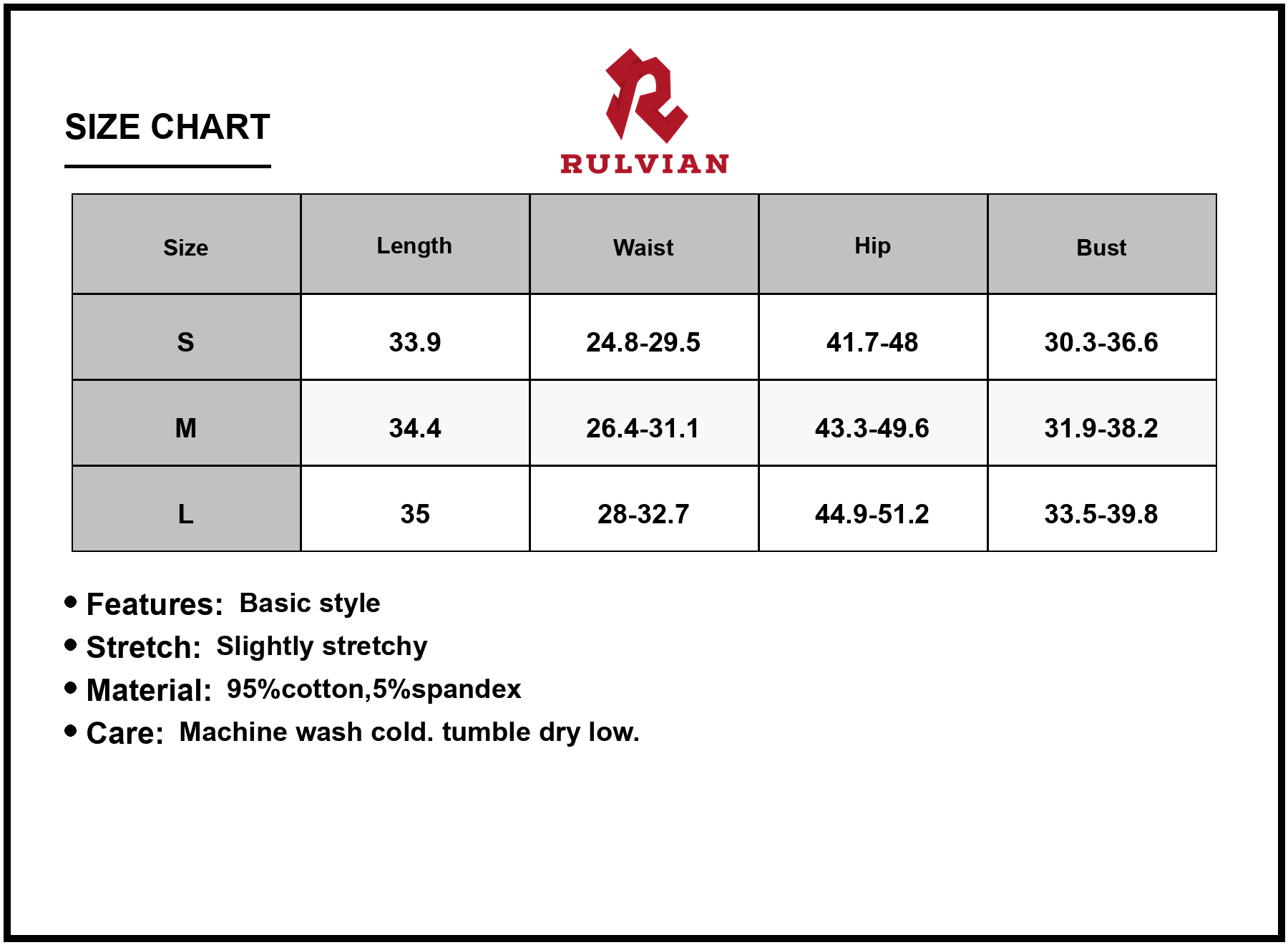 Size Chart - Women's Halter Neck Mini Dress with Slight Stretch and Flattering Fit Made of 95% Cotton and 5% Spandex everyday style