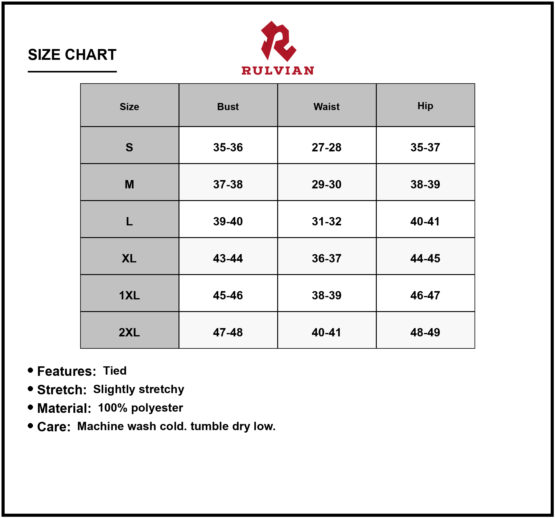 Size Chart - Women's Floral Print Tie Neck Midi Dress with Pockets Plus Size 100% Polyester Lightweight Elegant Everyday Wear