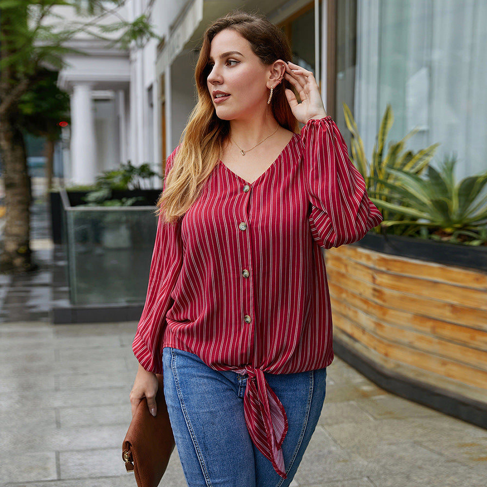 Men's Striped V Neck T Shirt In Rayon With Seventy One Percent Viscose For Autumn And Winter Comfort