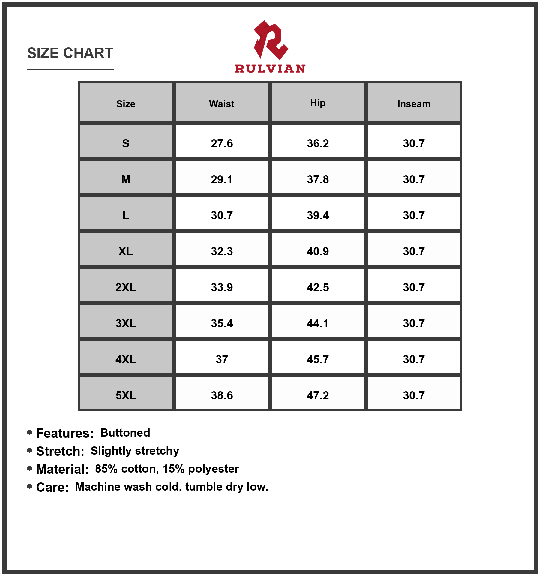 Size Chart - Womens High Waisted Skinny Jeans Plus Size Button Closure with Stretchy Denim for Everyday Casual Wear All Day Comfort