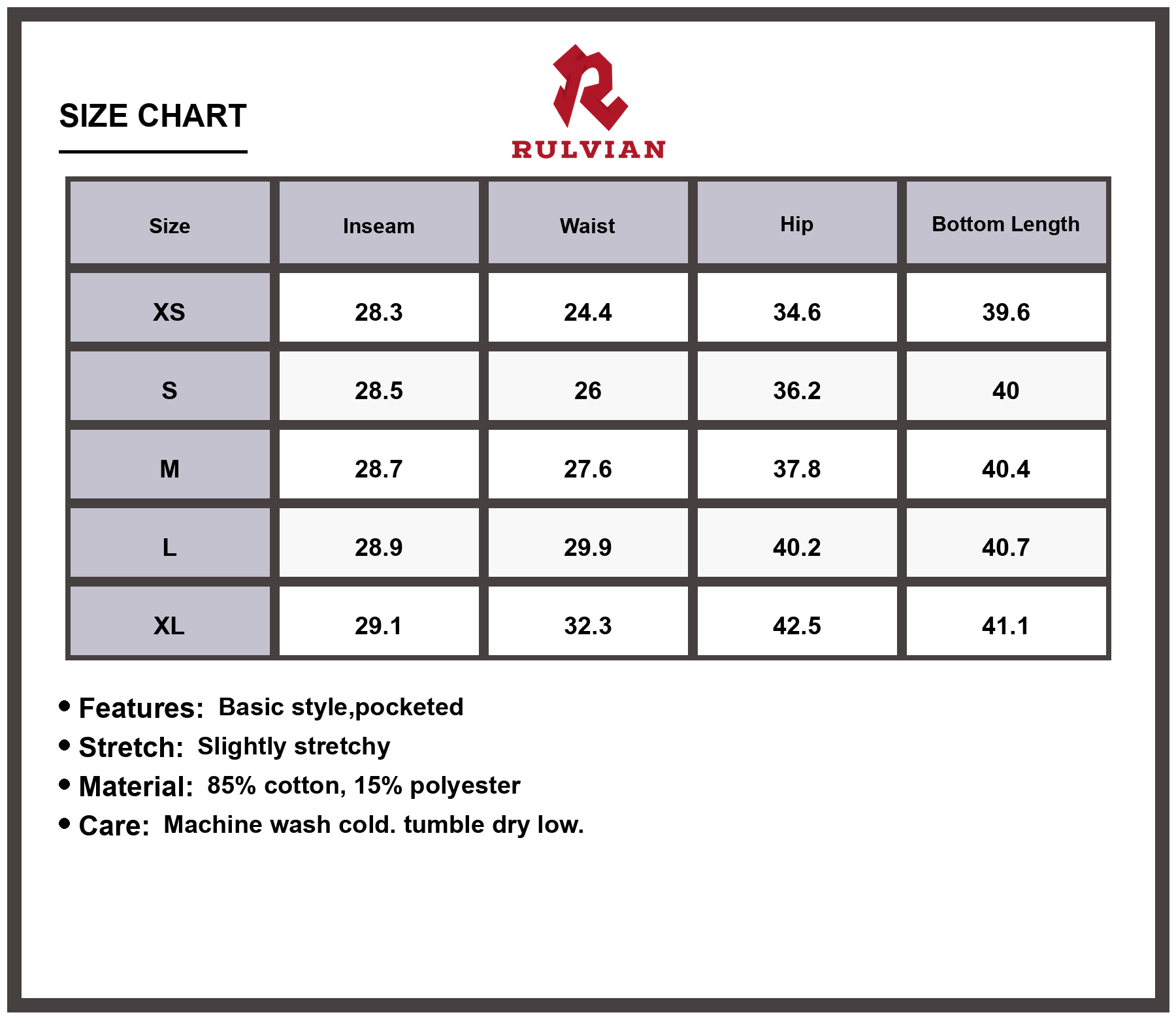 Size Chart - Women's High-Waisted Wide Leg Jeans Pocketed Slightly Stretchy Durable Denim Casual Everyday Fashion Versatile Premium Quality