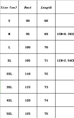 Size Chart - Irregular shirt