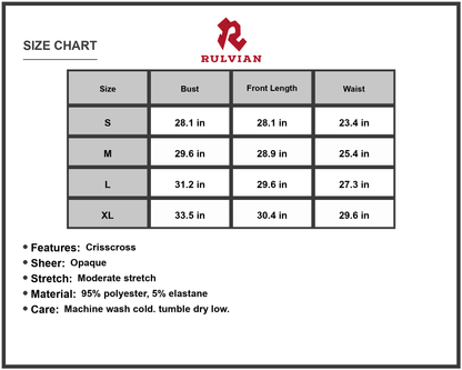 Size Chart - Women's Crisscross Cutout Mini Dress with Sheer Front and Opaque Stretch Body 95% polyester 5% elastane For evening wear