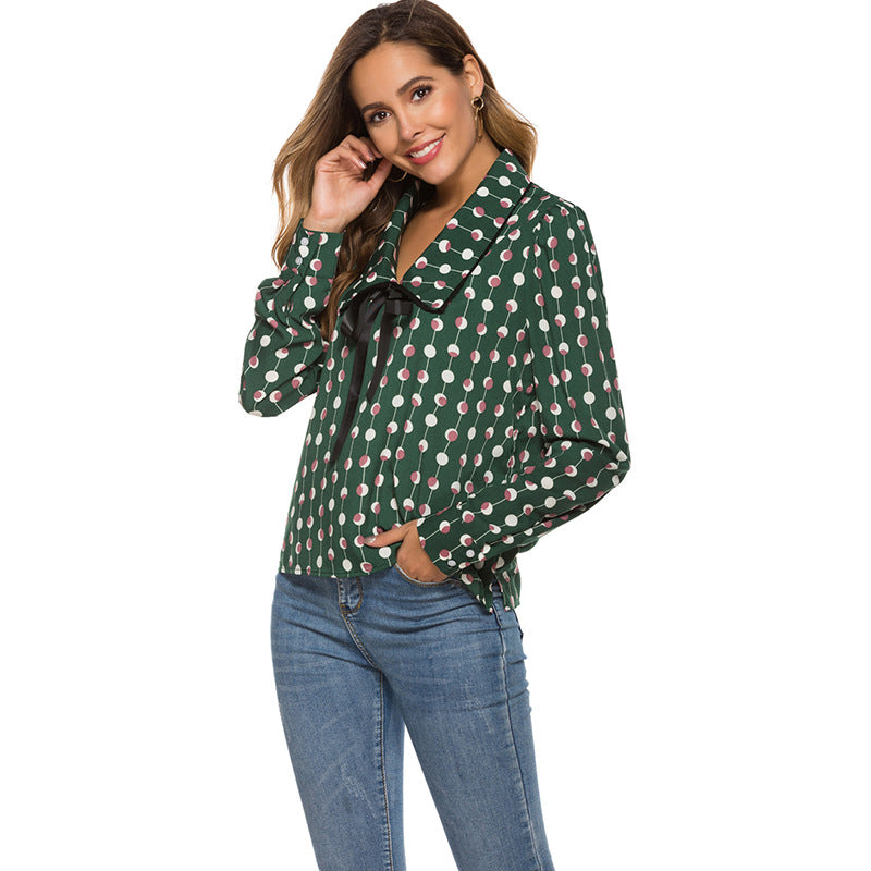 Men's Printed Long Sleeve Loose Fit Top 100% Polyester Fabric Versatile Casual Cardigan Style Everyday Wear