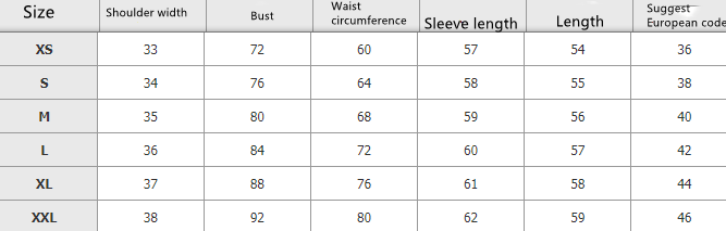 Size Chart - Slim Slim Sexy Deep V-Neck Striped T-Shirt Bottoming Shirt