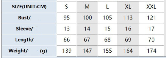 Size Chart - V-neck Ruffled Sleeve Solid Color Short Sleeve Chiffon Loose Top