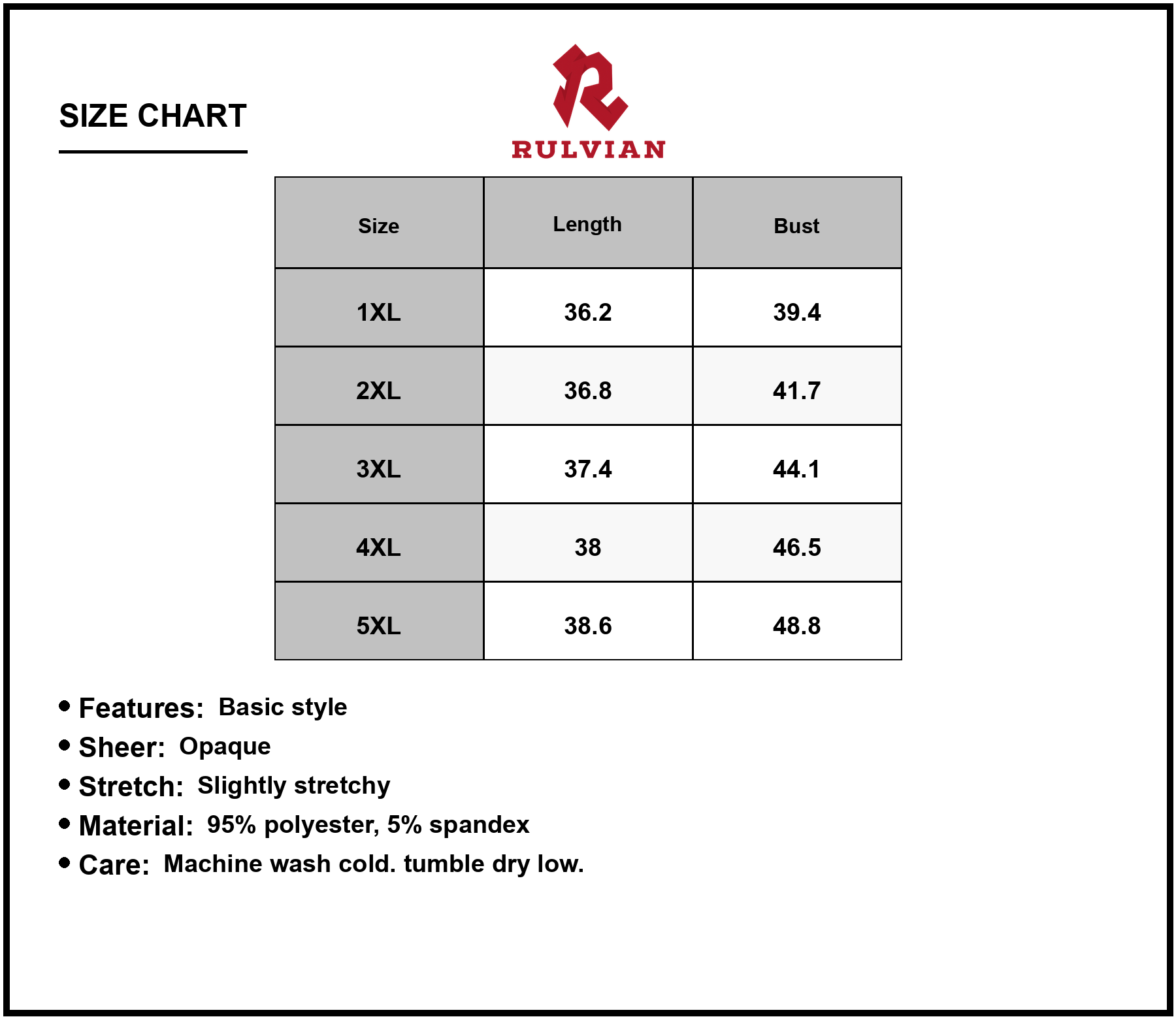 Size Chart - Women's Plus Size Sweetheart Neck Short Sleeve Mini Dress with Flattering Fit for Party or Everyday Wear Now Available