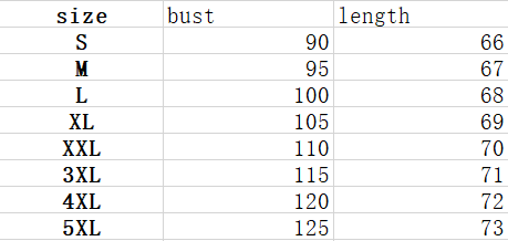 Size Chart - Sleeveless Lace Pleated Round Neck Shirt