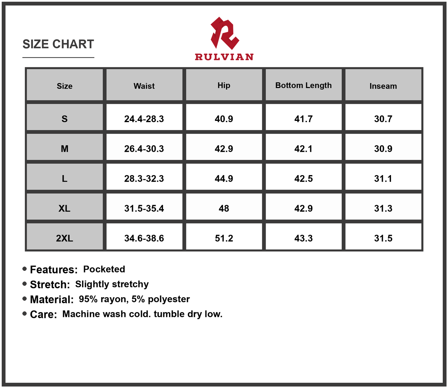 Size Chart - Womens Wide Leg Cargo Jeans with Pockets Stretchy Casual Pants Durable Versatile Fashion Bottoms for Modern Women