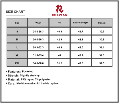 Size Chart - Womens Wide Leg Cargo Jeans with Pockets Stretchy Casual Pants Durable Versatile Fashion Bottoms for Modern Women