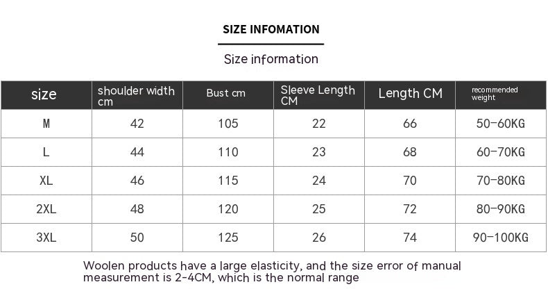 Size Chart - Blue Striped Business Polo Shirt For Men