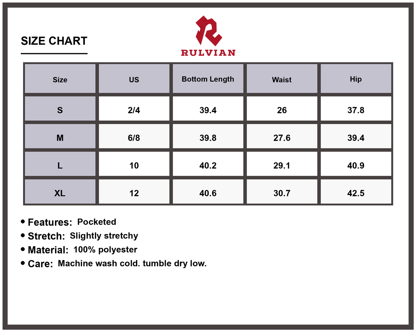 Size Chart - Women's Camouflage Relaxed Fit Jeans with Pockets Slightly Stretchy Durable Versatile Premium Casual Pants for Everyday Wear