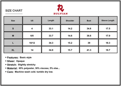 Size Chart - Gender: Women's