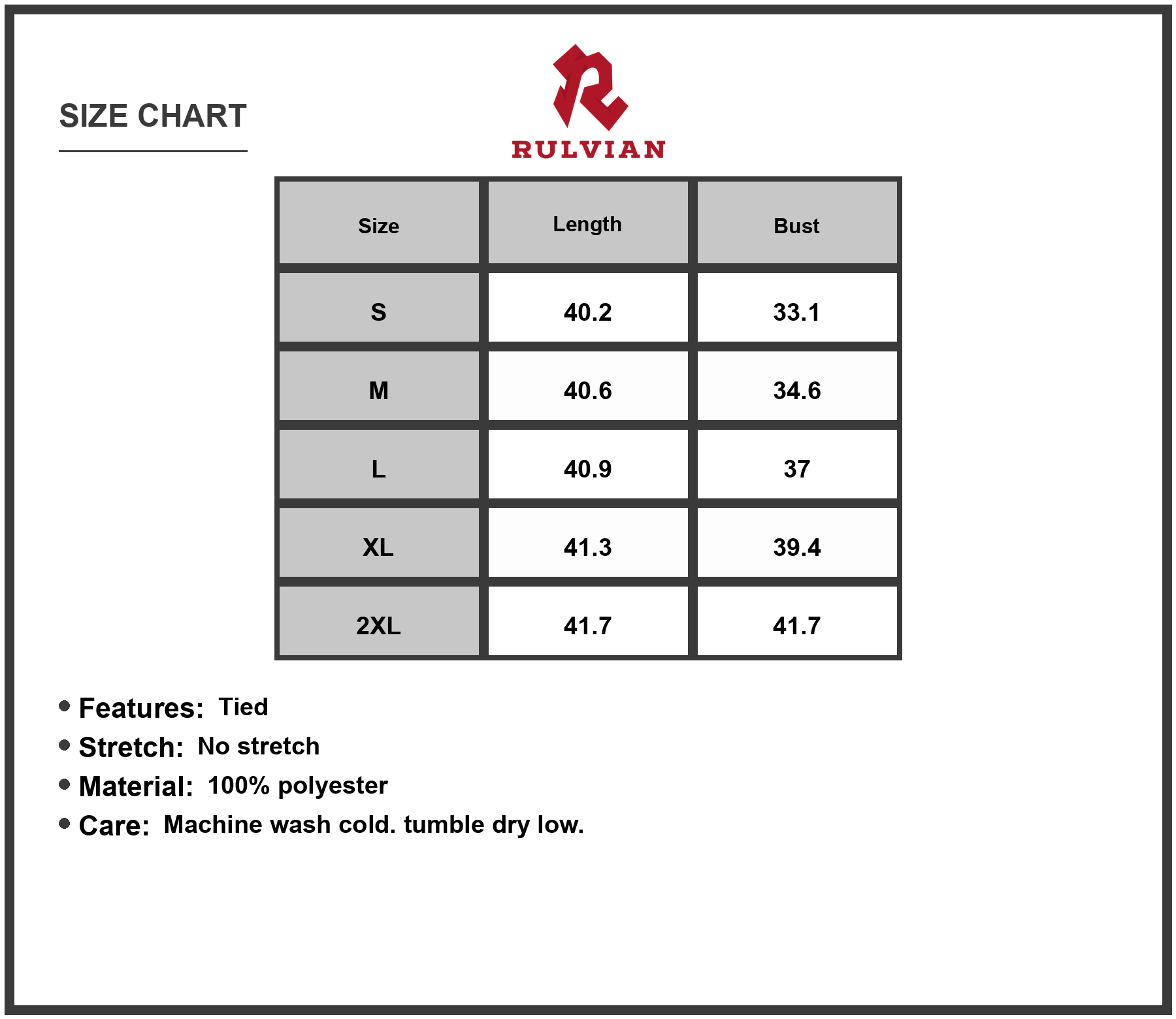 Size Chart - Women's Striped Round Neck Short Sleeve Dress with 100% Polyester Fabric for Easy Everyday Comfort and Classic Style