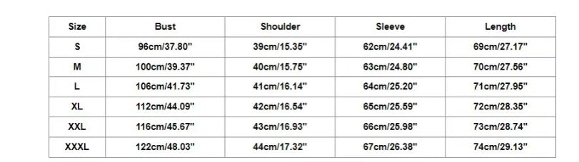 Size Chart - V-neck Casual Loose Women's Lace Bottoming Shirt Long Sleeve
