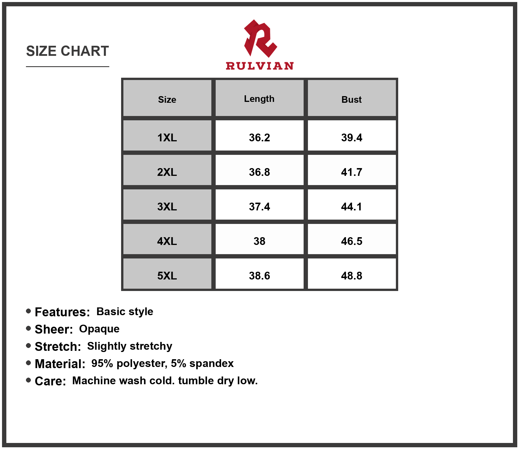 Size Chart - Women's Plus Size Sweetheart Neck Short Sleeve Mini Dress with Flattering Fit for Party or Everyday Wear Now Available