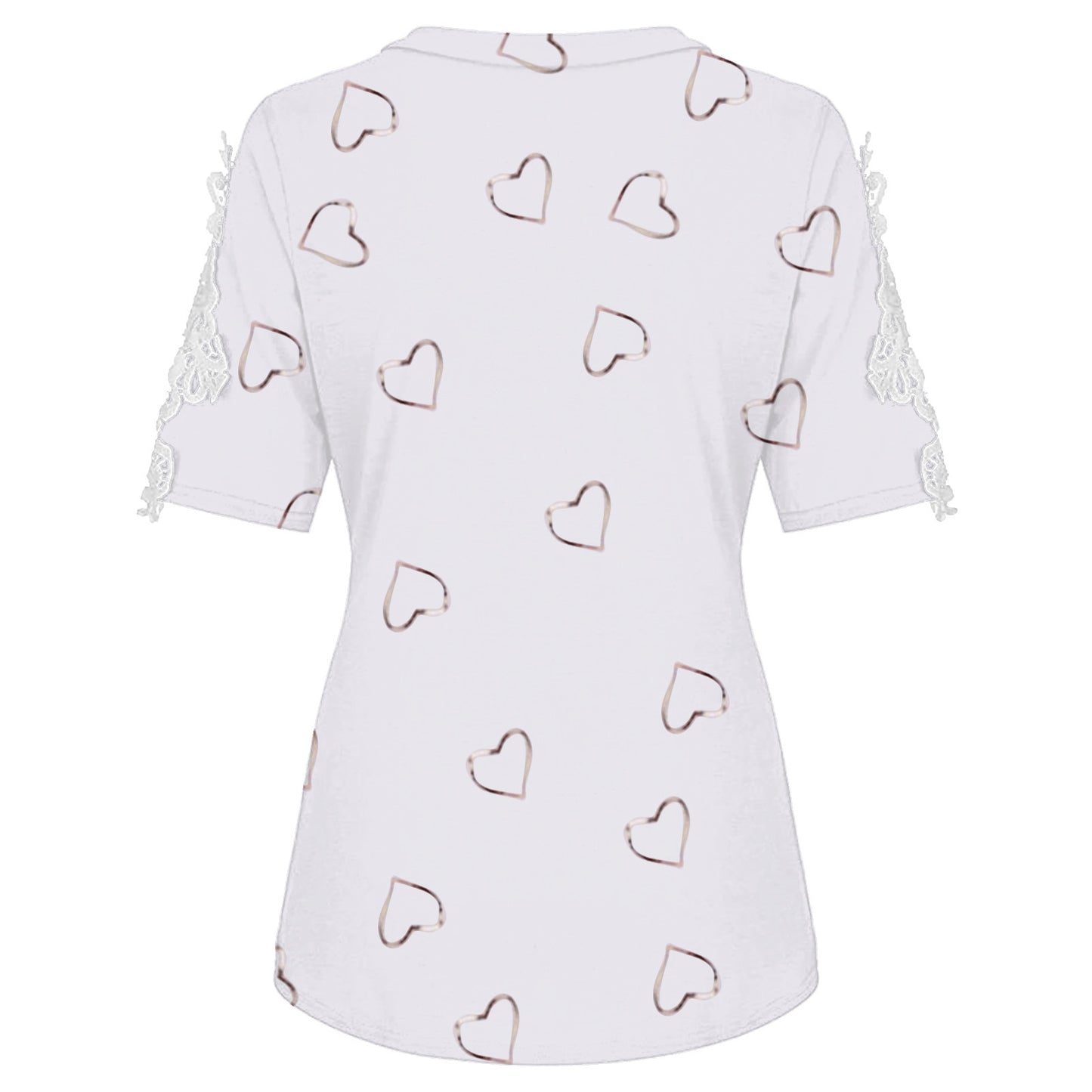 Size Chart - Printed Star Stripe Contrast Short Sleeves