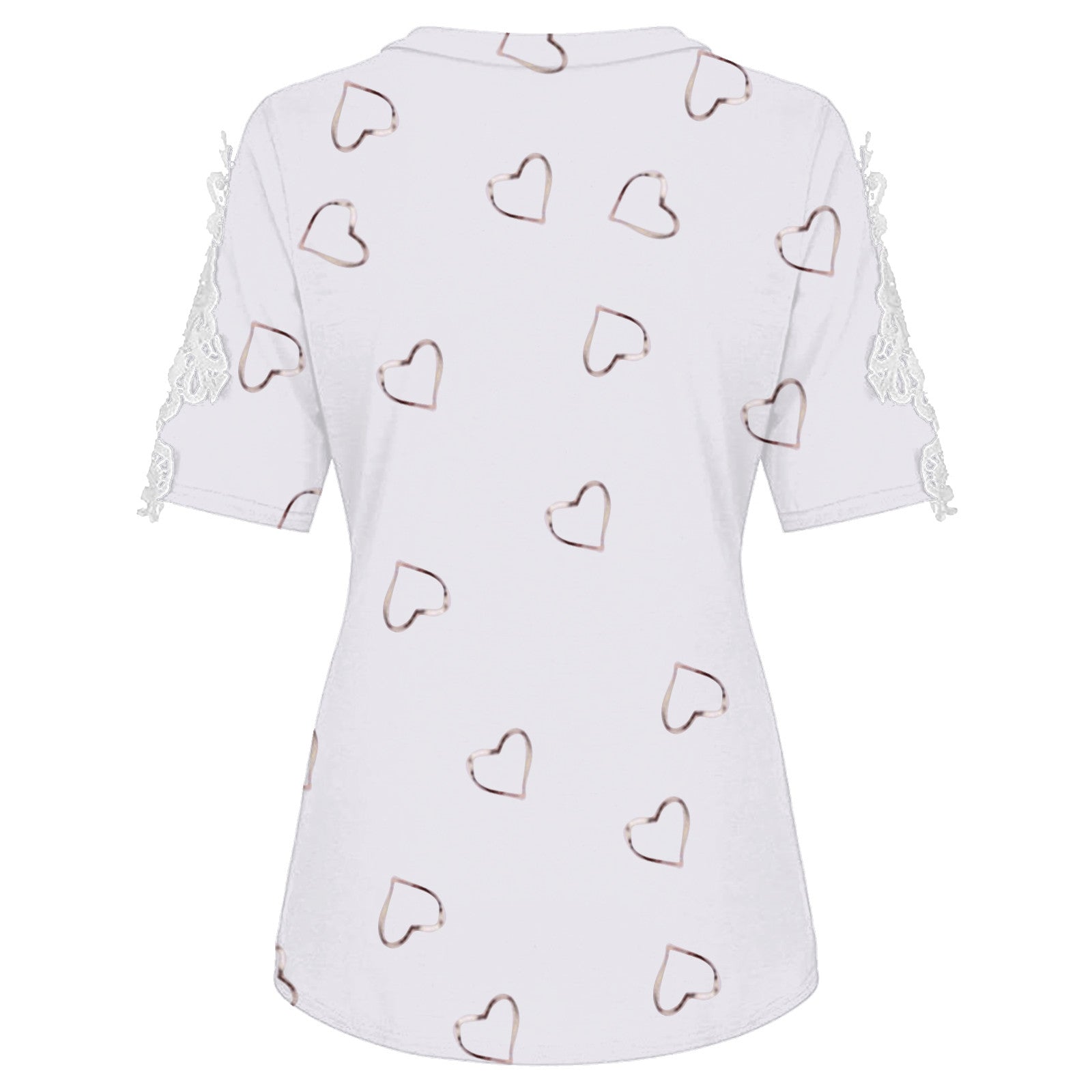 Size Chart - Printed Star Stripe Contrast Short Sleeves