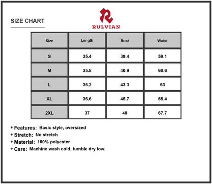 Size Chart - Women's Printed V Neck Short Sleeve Dress in polyester % fabric with relaxed silhouette for everyday wear and easy care