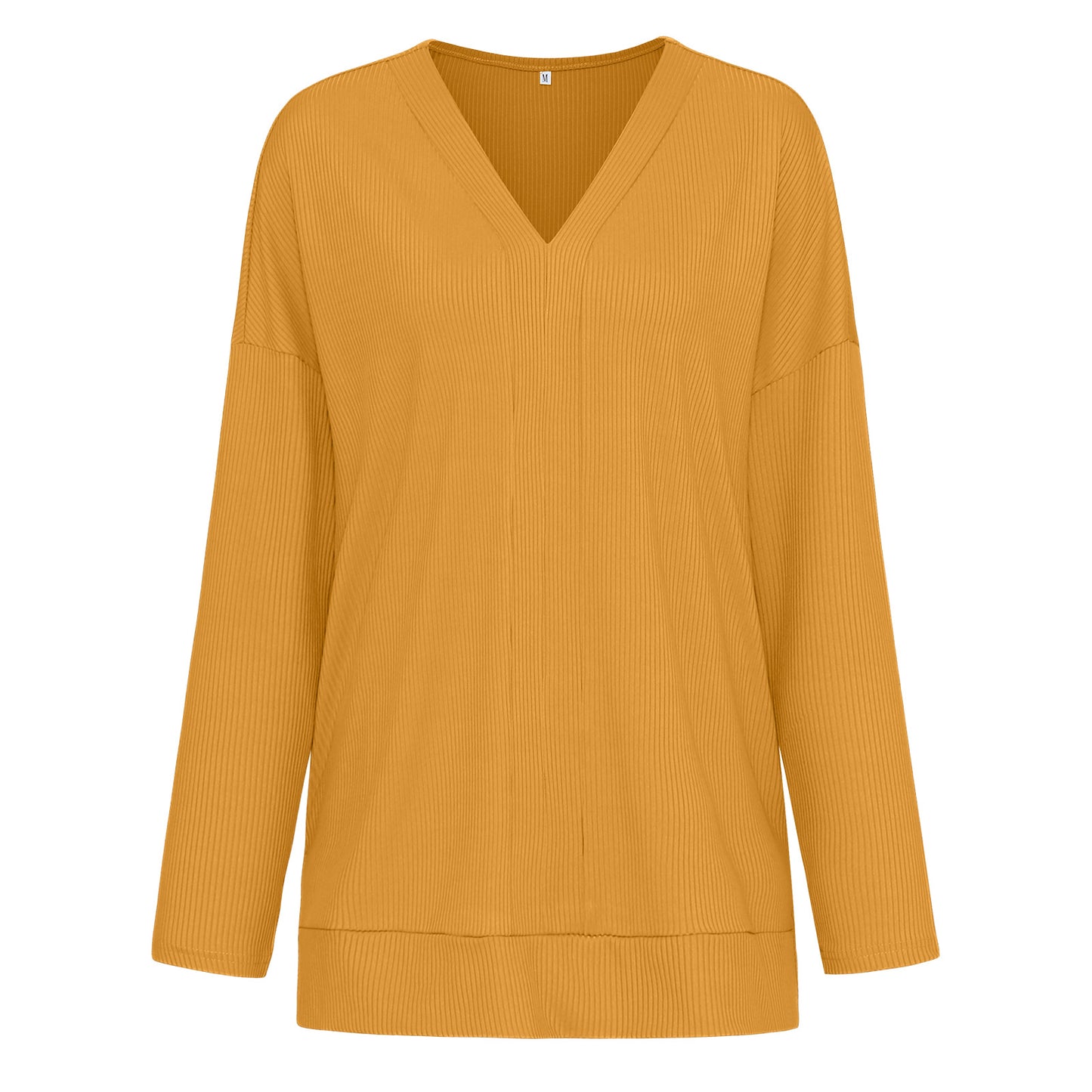 Women's V Neck Solid Color Thin Knit Pullover Sweater Lightweight Casual Everyday Wear 100% Polyester