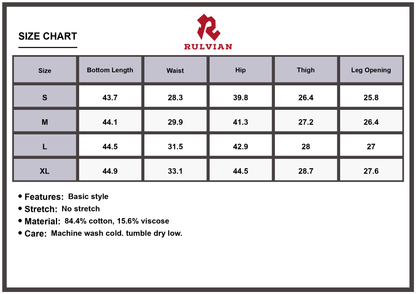 Size Chart - Women's Premium Washed Lightning Pattern Wide Leg Jeans High Waisted Durable Casual Fashion Trendy Denim Pants for Everyday Wear
