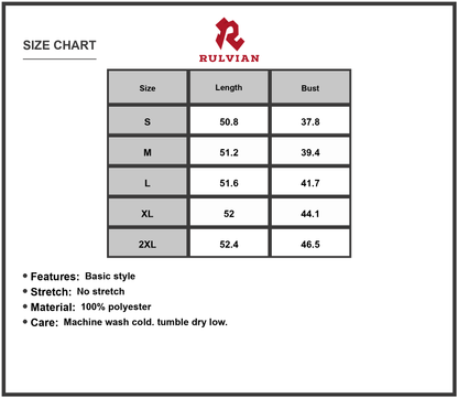 Size Chart - Women's Abstract Print Notched Maxi Dress with Colorful Pattern and Flowy Silhouette Fabric 100% Polyester everyday