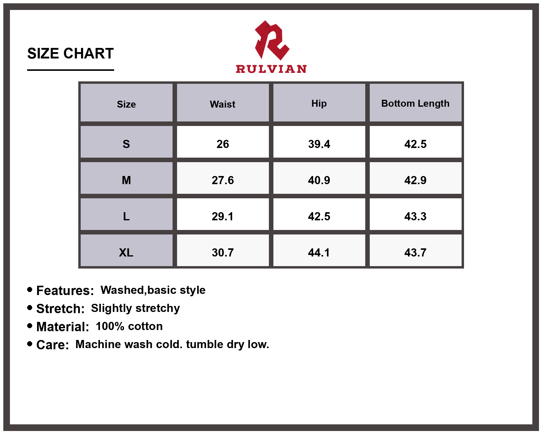 Size Chart - Men's Wing Print Wide Leg Jeans Washed Slightly Stretchy Durable Denim Pants for Casual Streetwear Trendy Fashion Relaxed Fit