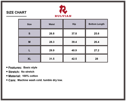 Size Chart - Men's Slit Flare Jeans Premium Quality Denim Pants Casual Everyday Fashion Bottoms Durable Regular Fit for Daily Wear Modern Look