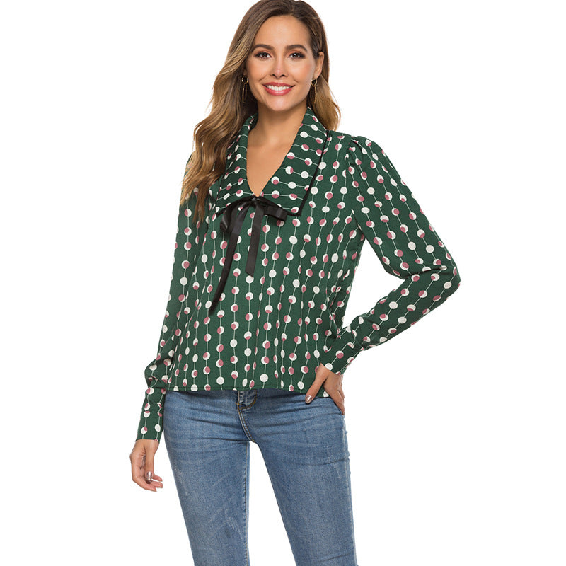 Men's Printed Long Sleeve Loose Fit Top 100% Polyester Fabric Versatile Casual Cardigan Style Everyday Wear