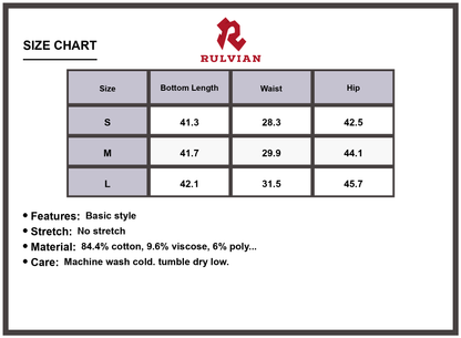 Size Chart - Men's Mid Rise Jeans with Pockets Premium Quality Classic Denim Pants for Casual Everyday Wear Durable Versatile Apparel