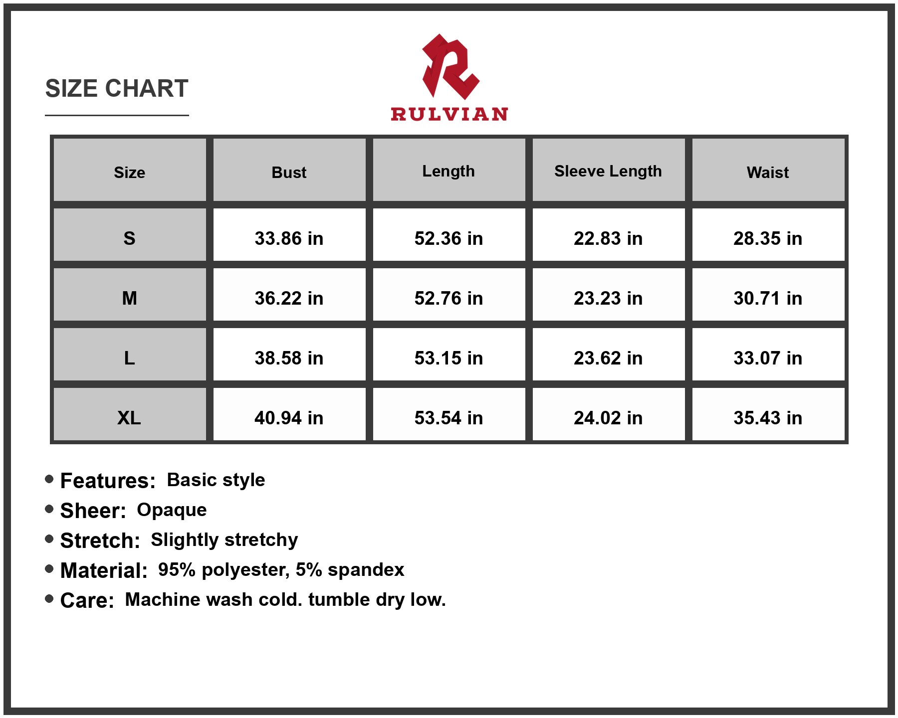 Size Chart - Women's Leopard Round Neck Cold Shoulder Dress with Sheer Accent Stretch Fabric for Day Night 95% polyester 5% spandex