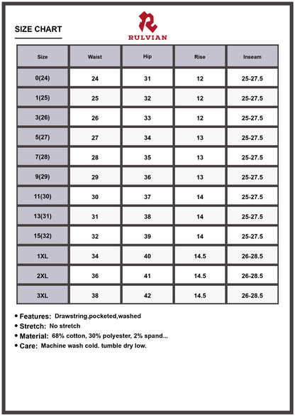 Size Chart - Women's High Rise Jeans Wide Leg Barrel Cargo Pocket Utility Drawstring Waist Crop Ankle Length Plus Size Casual Everyday Wear