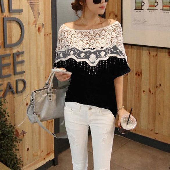 Size Chart - Shawl collar bat sleeve mid-length T-shirt