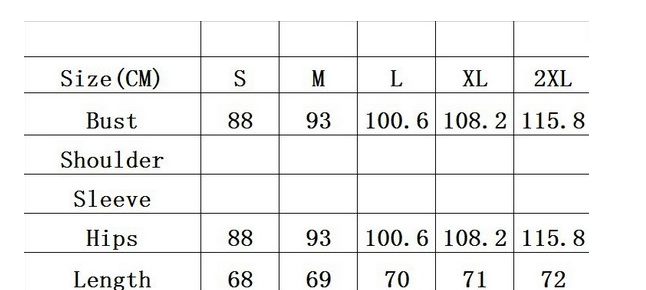 Size Chart - Round Neck Short Sleeve Off Shoulder Loose T-Shirt Casual Top