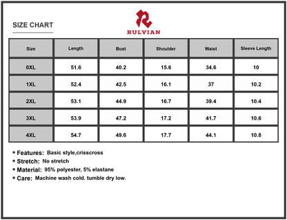 Size Chart - Women's Plus Size Square Neck Puff Sleeve Midi Dress Crisscross Back 95% polyester 5% elastane Effortless flattering fit