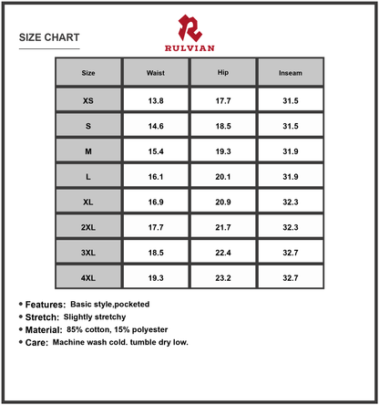 Size Chart - Womens Plus Size Flare Jeans High Waist with Pockets Stretch Denim Everyday Casual Flattering Versatile Curvy Figures